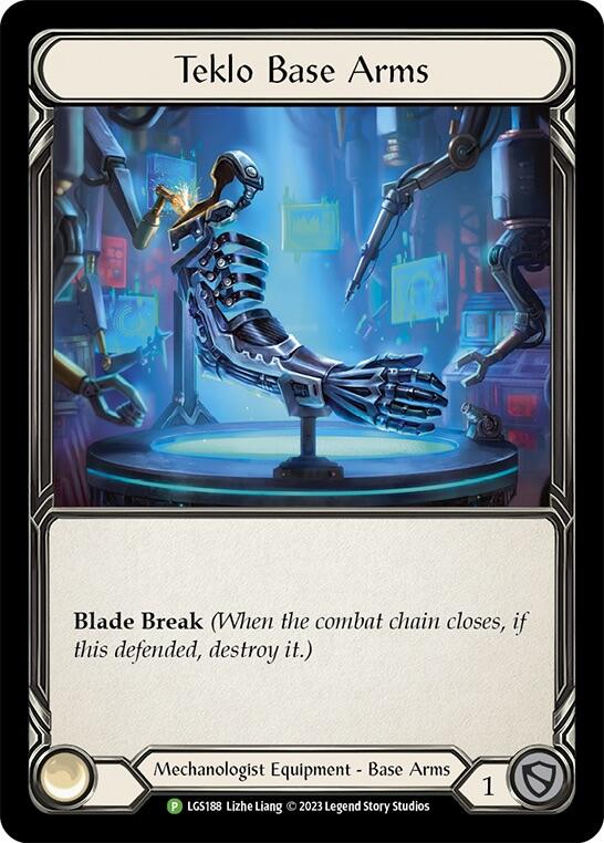 Teklo Base Arms [LGS188] (Promo)  Cold Foil