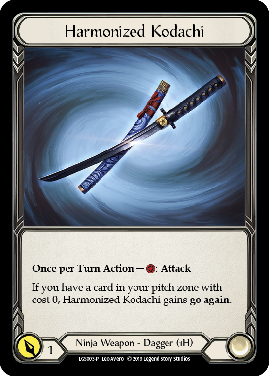 Harmonized Kodachi [LGS003-P] (Promo)  1st Edition Cold Foil