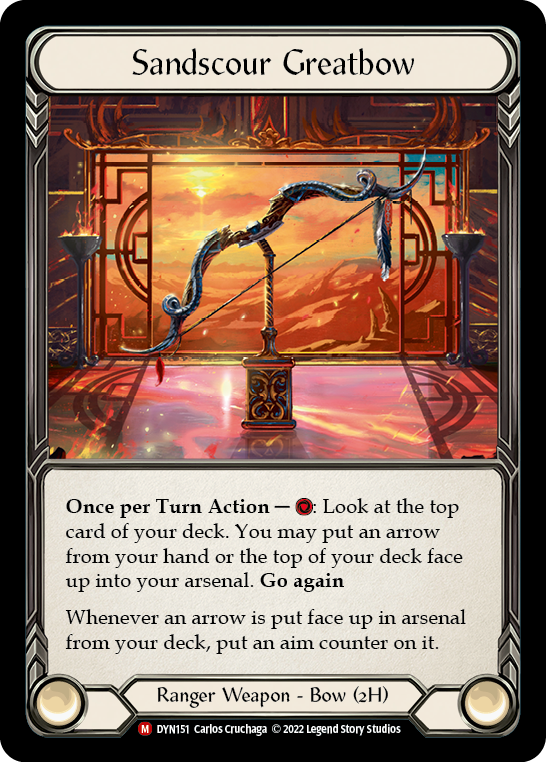 Sandscour Greatbow [DYN151] (Dynasty)  Rainbow Foil