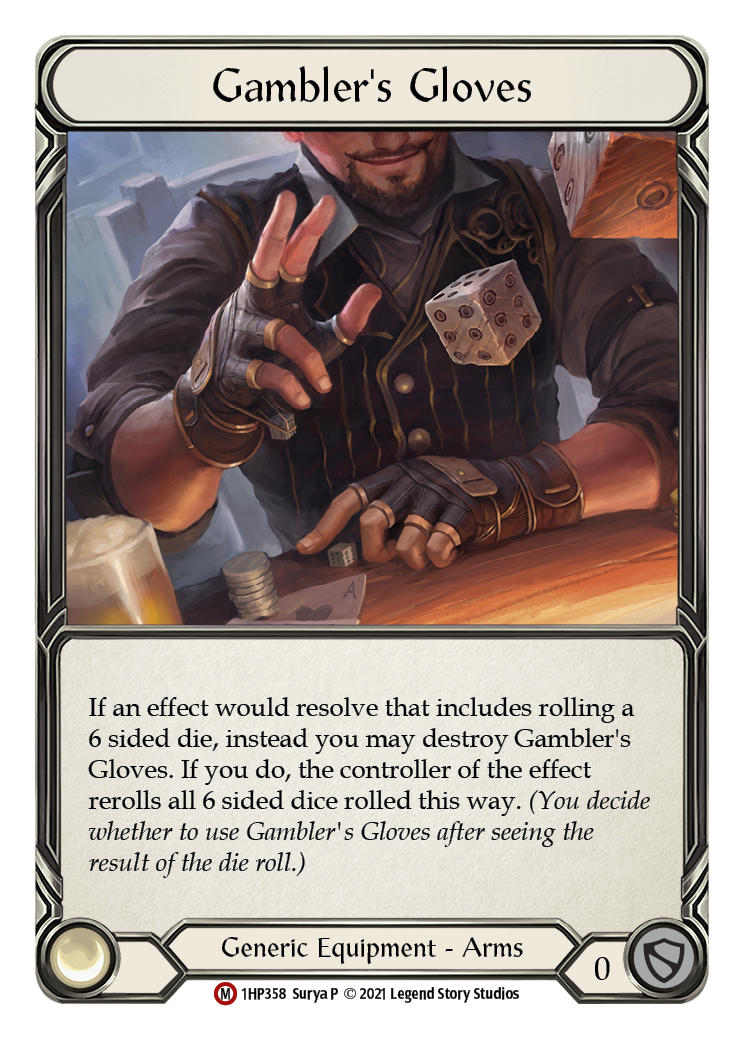 Gambler's Gloves [1HP358] (History Pack 1)